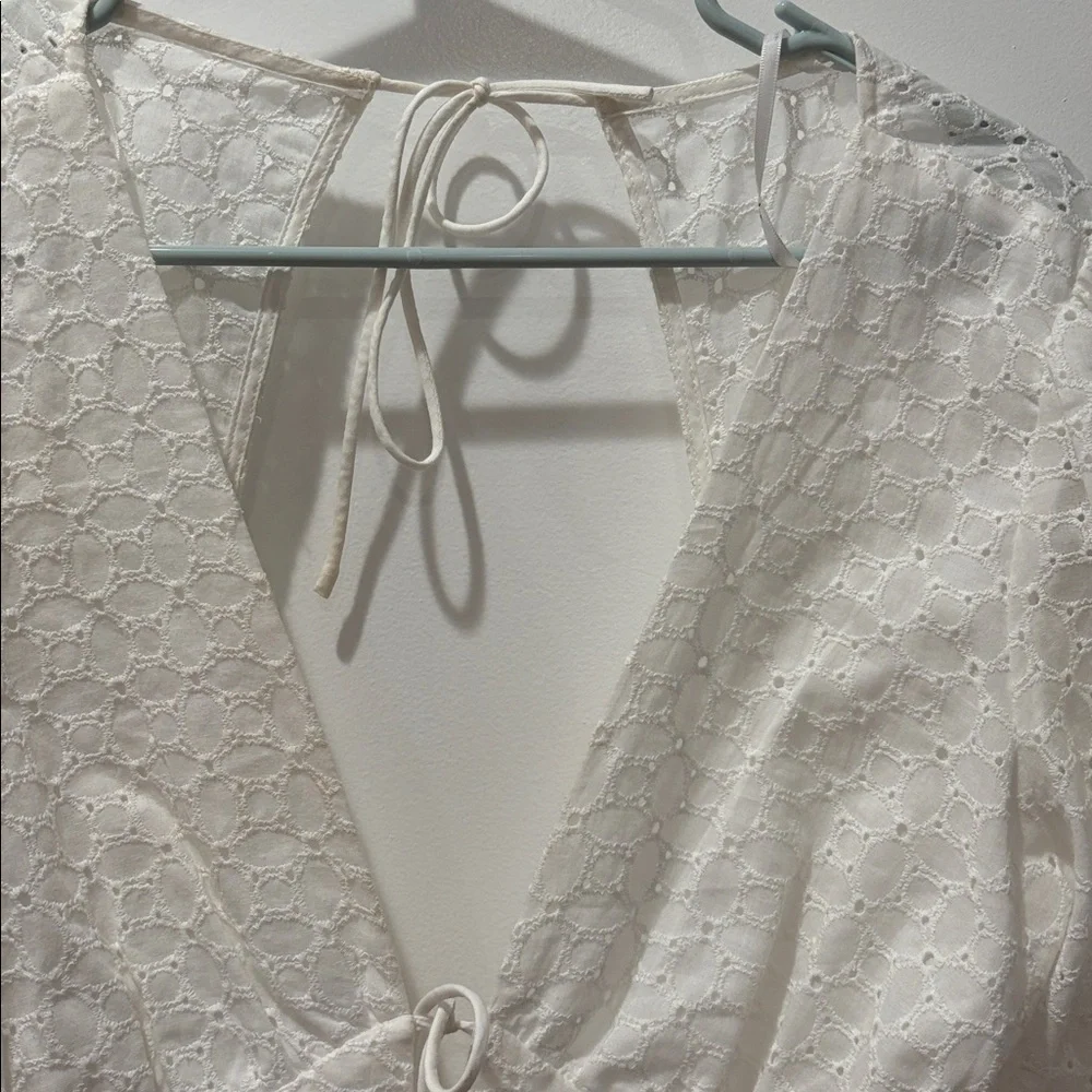 Lulu's White Lace Mini Dress - Picture 3 of 8